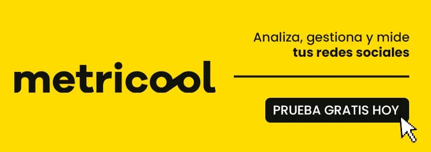 Crea una cuenta gratis en Metricool