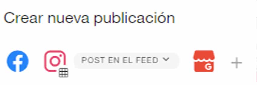Programar publicacion en Facebook, Instagram y Google My Business