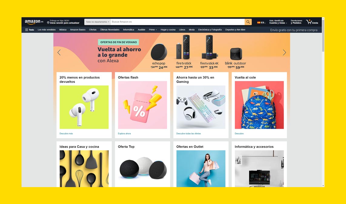 Comercio electrónico Amazon
